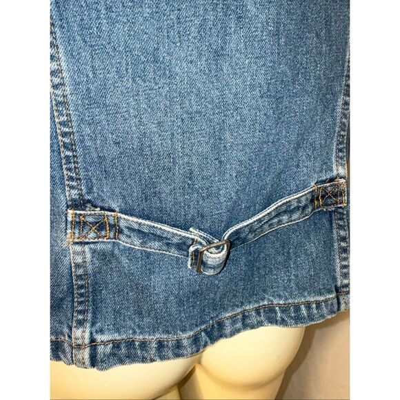 Levi’s Red Tab Denim Vest – Classic Blue Jean Sleeveless Jacket - Picture 7 of 14